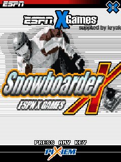game pic for ESPN Xs: Snowboarder X